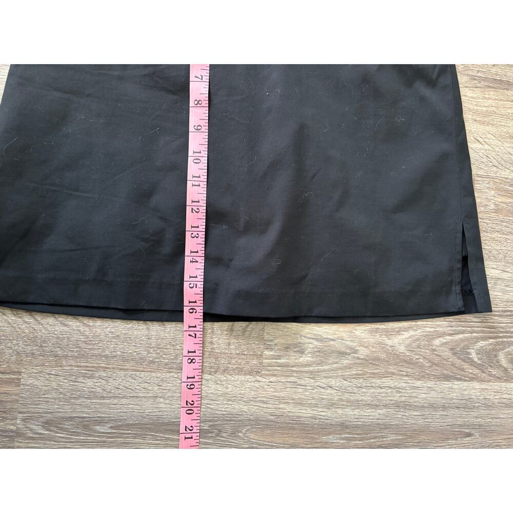 Ativa Black Skort, Cotton Mini Skirt Size 8 - Picture 8 of 8